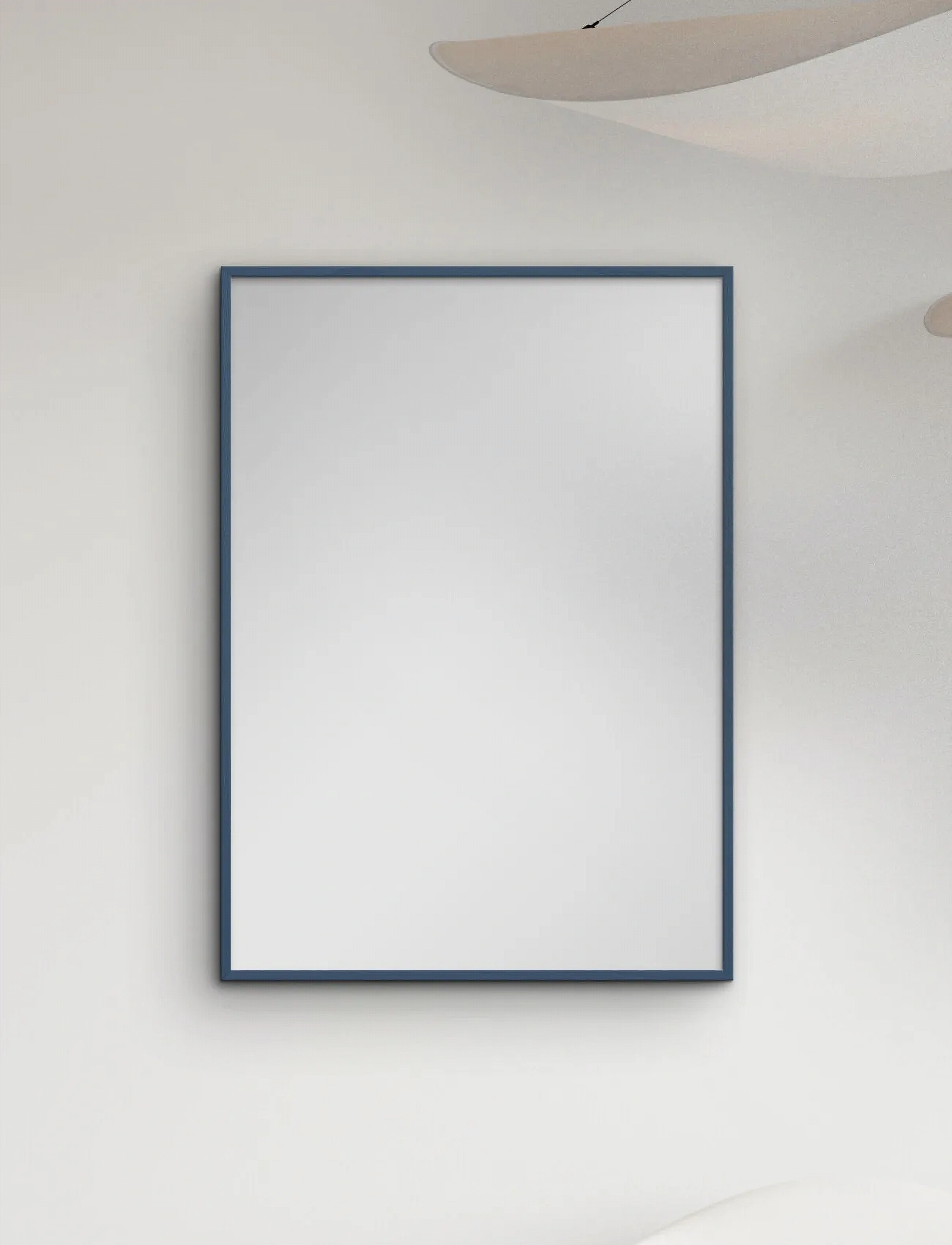 Poster & Frame Indian Teal Wood Mirror, 50X70 cm, Mirrors, Grün - Wall Homeware