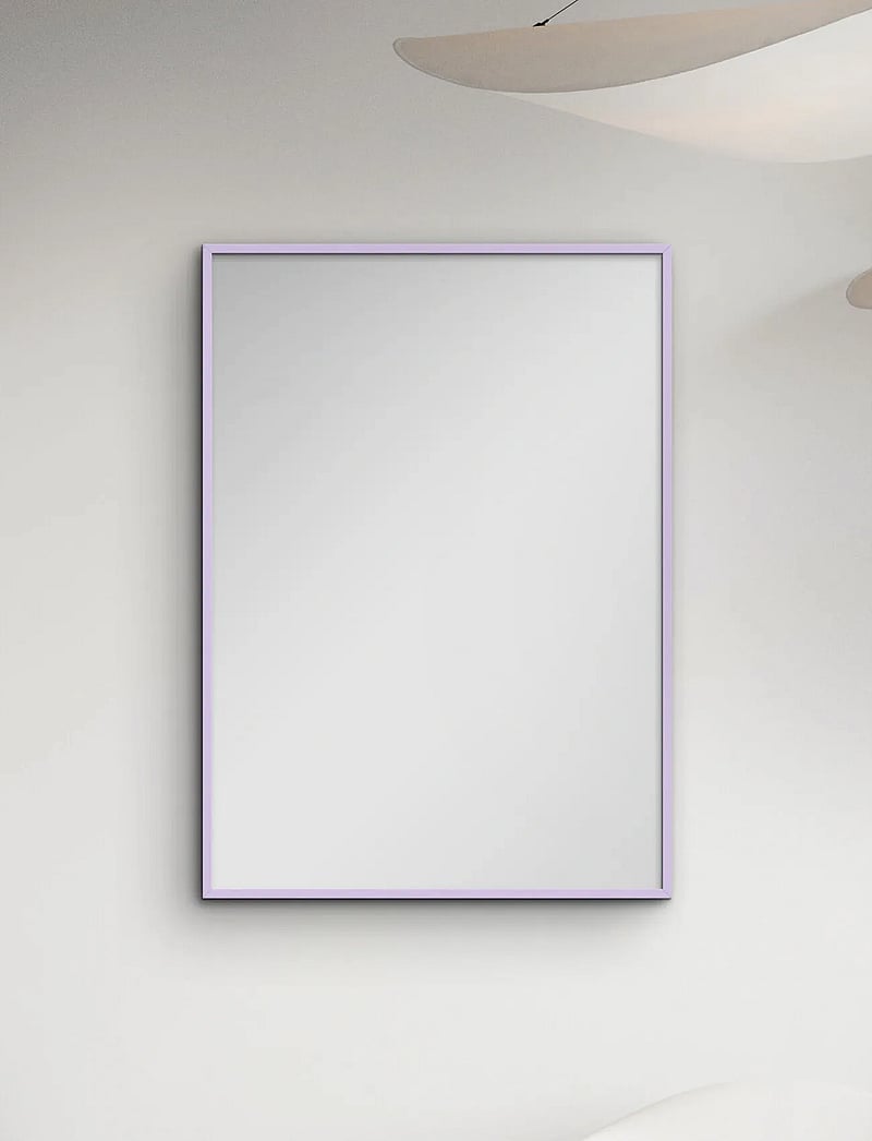 Poster & Frame - Lilac Wood Mirror - seinapeeglid - lilac - 0