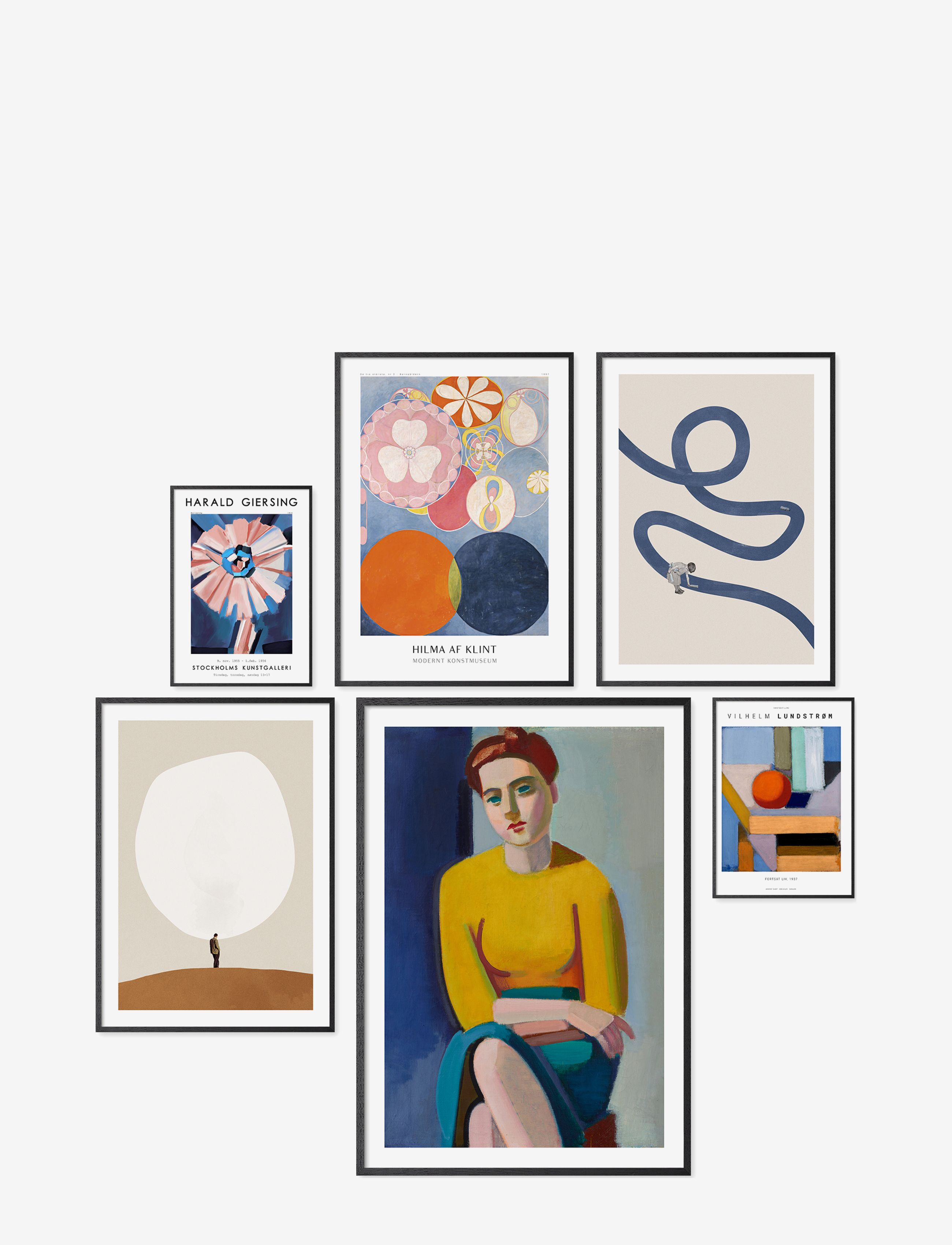 Poster & Frame Nordic, One Size, Posters, Mehrfarbig/gemustert - Gallery Walls, Homeware