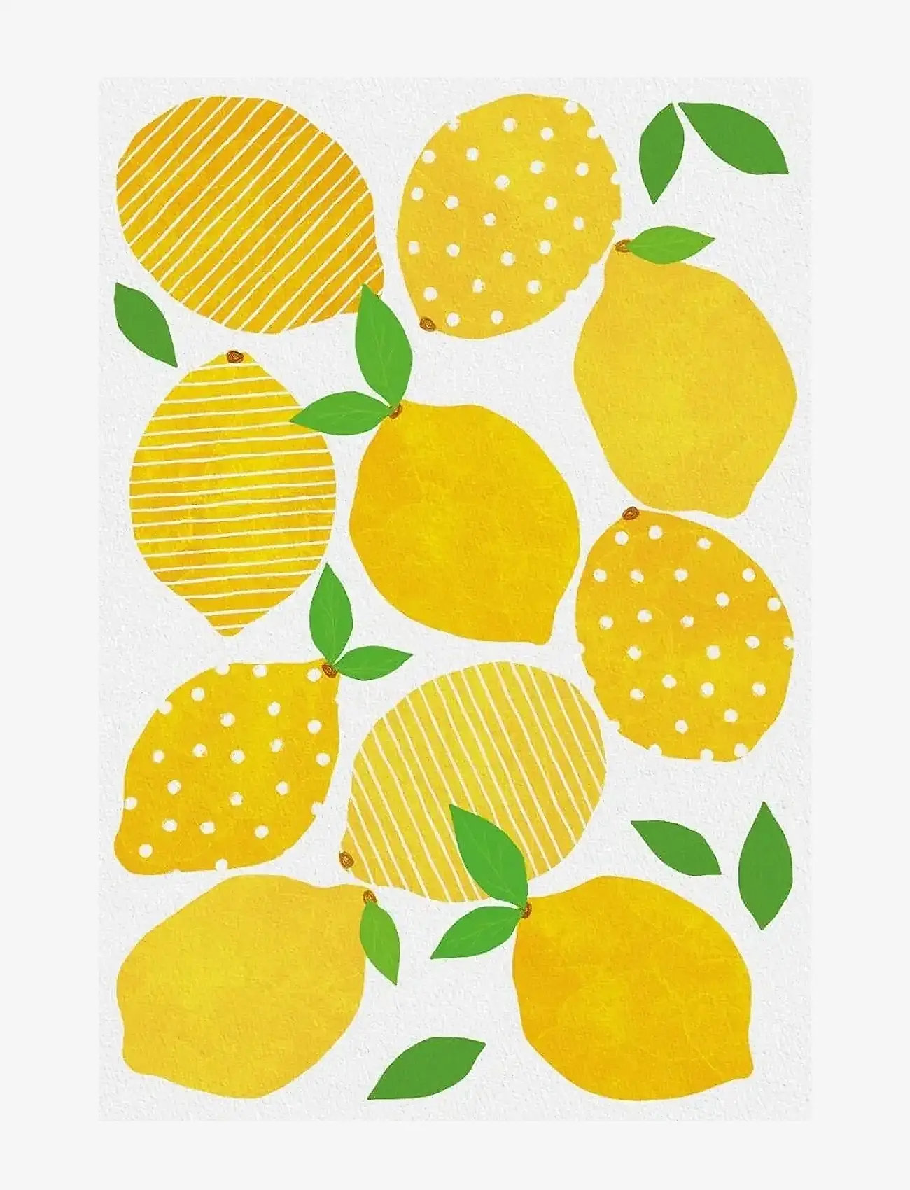 Poster & Frame - Orara Studio - Lemon Crowd - mat - yellow - 0