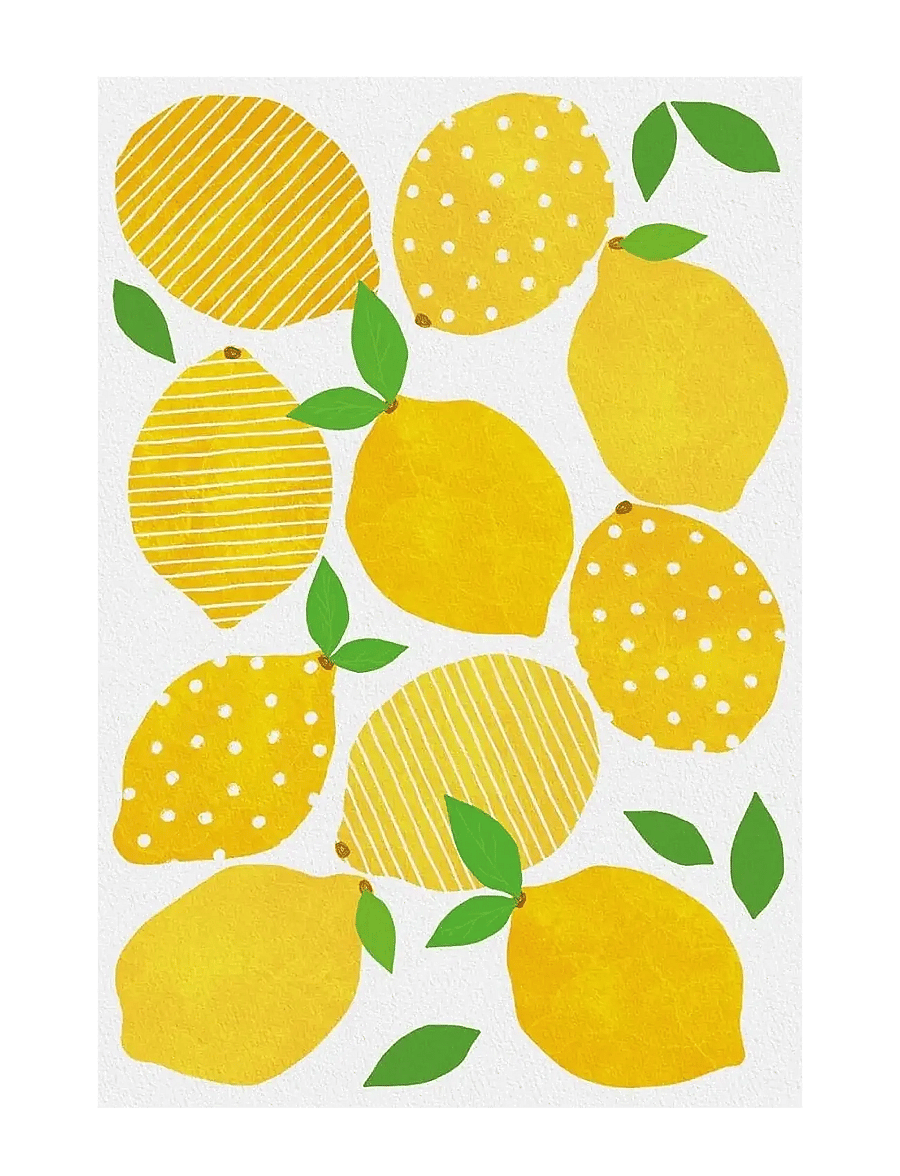 Poster & Frame - Orara Studio - Lemon Crowd - toit - yellow - 1