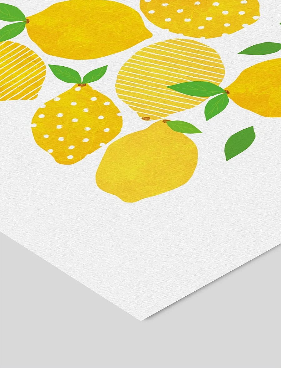 Poster & Frame - Orara Studio - Lemon Crowd - toit - yellow - 2