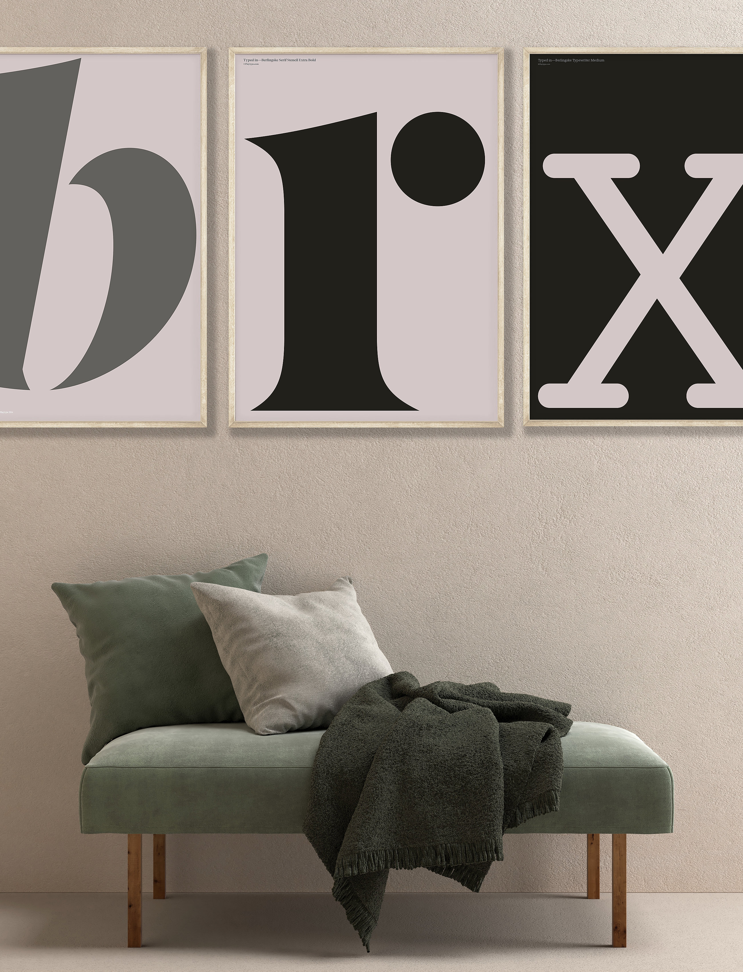 Poster & Frame Berlingske-R, 70X100 cm, Posters, Mehrfarbig/gemustert - Black White, Homeware