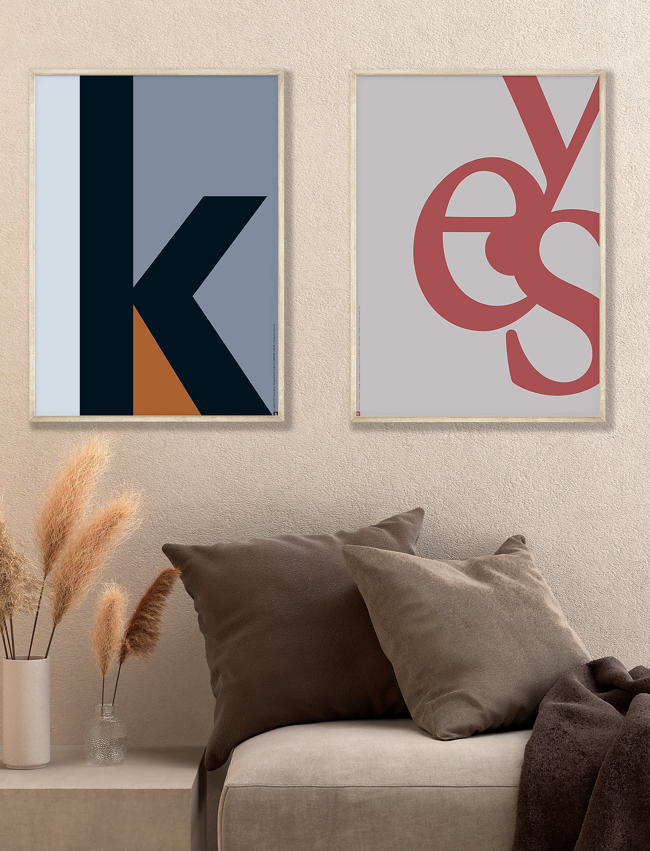 Poster & Frame - be-yourself-ok-k - laveste priser - multi-colored - 1