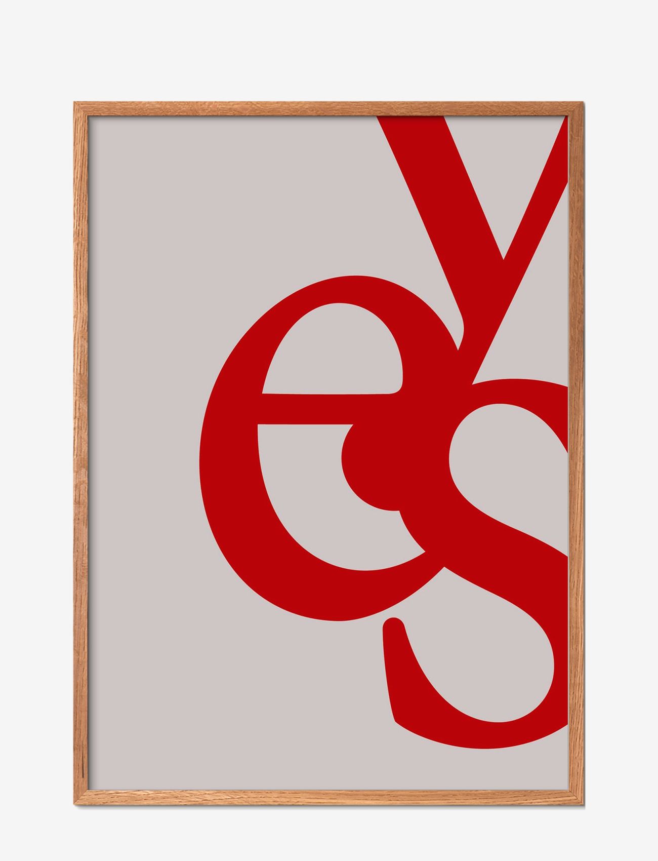Poster & Frame - be-youself-yes-red - illustrationen - multi-colored - 0