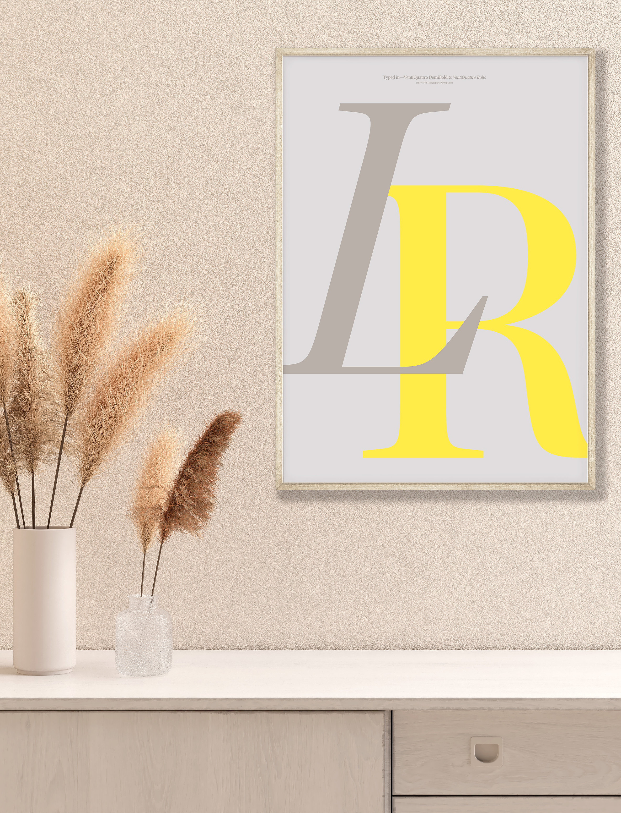 Poster & Frame Ilwt-Lr, 50X70 cm, Posters, Mehrfarbig/gemustert - Illustrations, Homeware