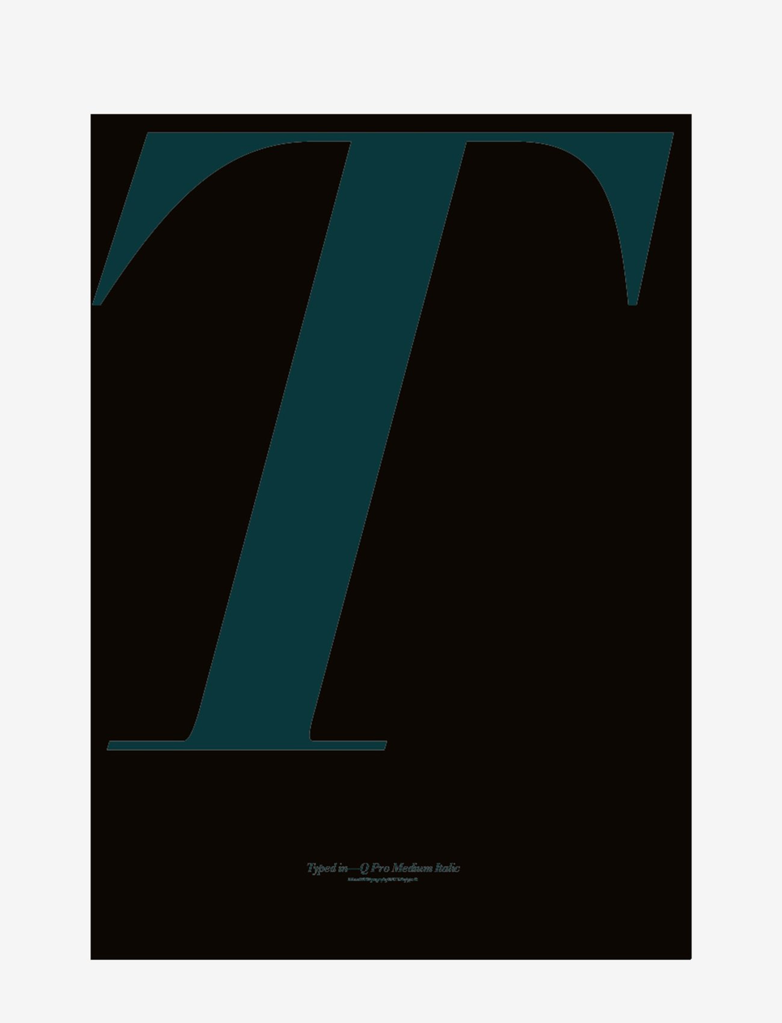 Poster & Frame Ilwt-T, Illustrations, Sort, Str: 50X70CM