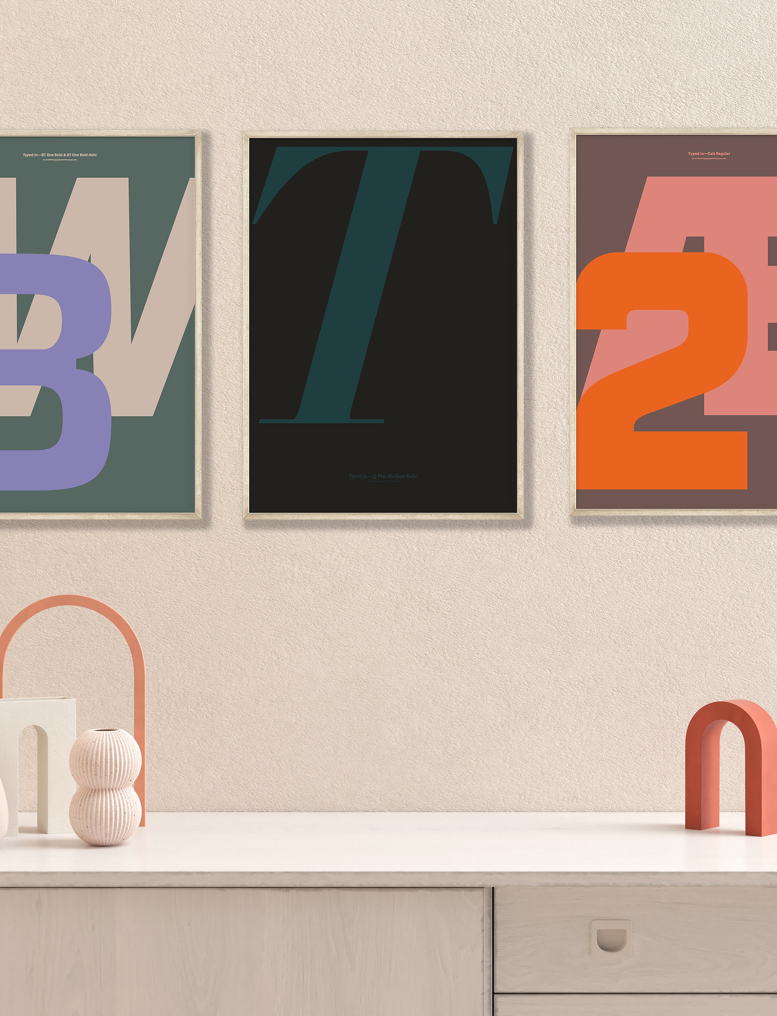 Poster & Frame Ilwt-T, 70X100 cm, Posters, Schwarz - Illustrations, Homeware