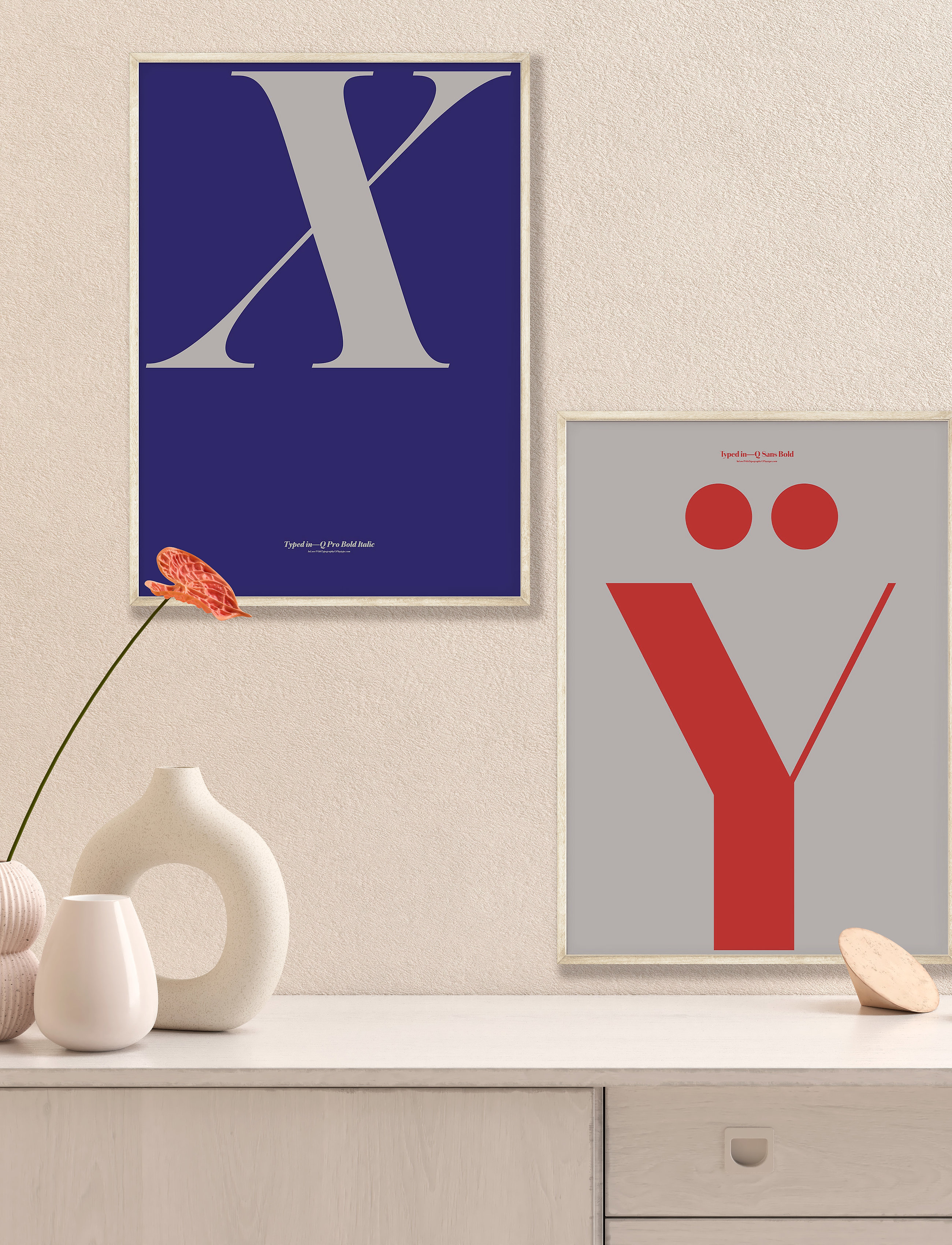 Poster & Frame Ilwt-Y, 50X70 cm, Posters, Mehrfarbig/gemustert - Illustrations, Homeware