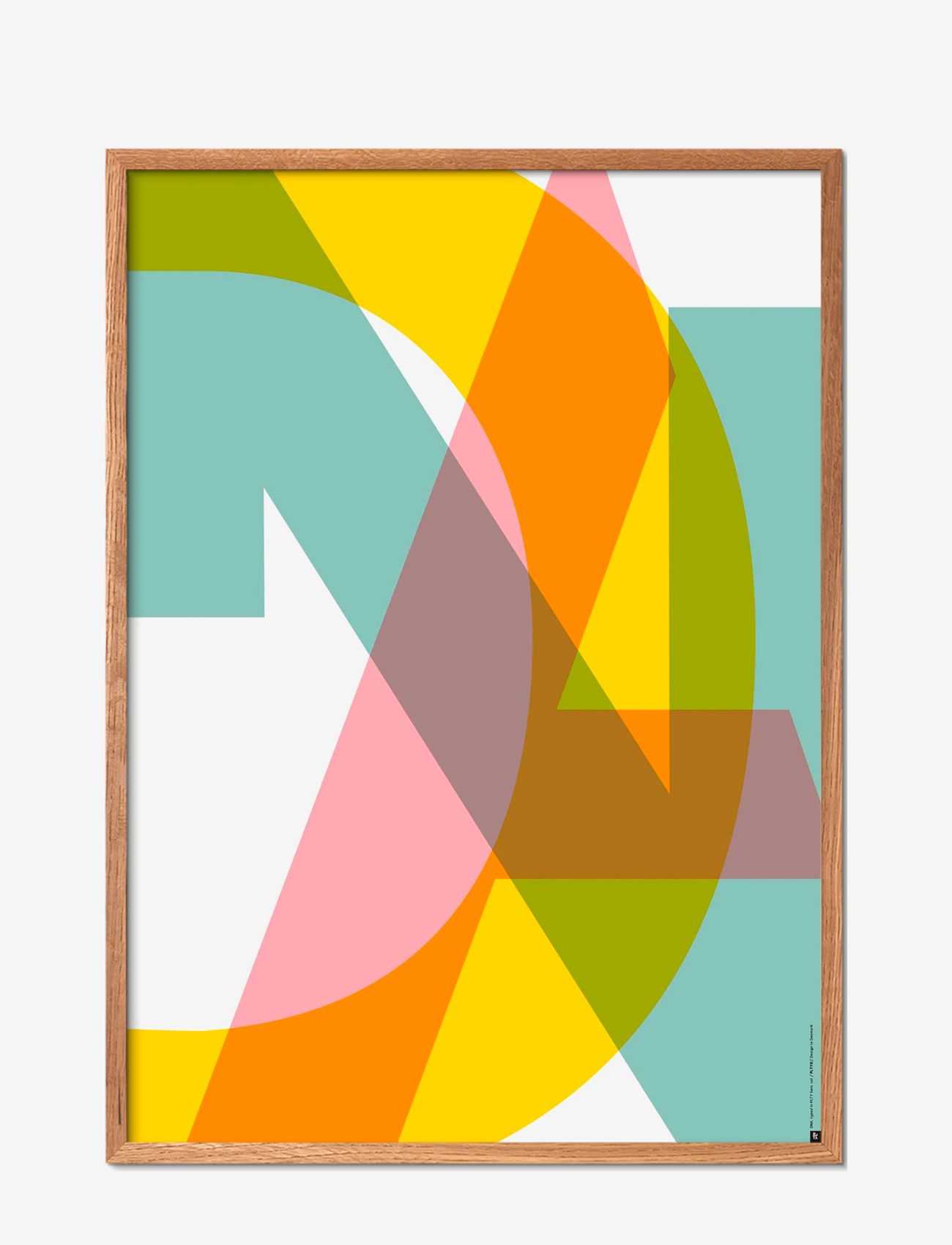 Poster & Frame playful-cut-cut-dna - Illustrationen - MULTI-COLORED / multi