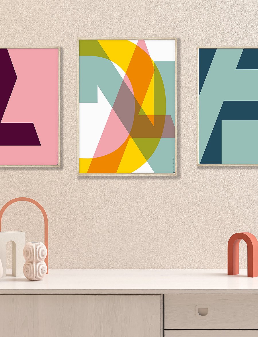 Poster & Frame - playful-cut-cut-f - illustratsioonid - multi-colored - 0
