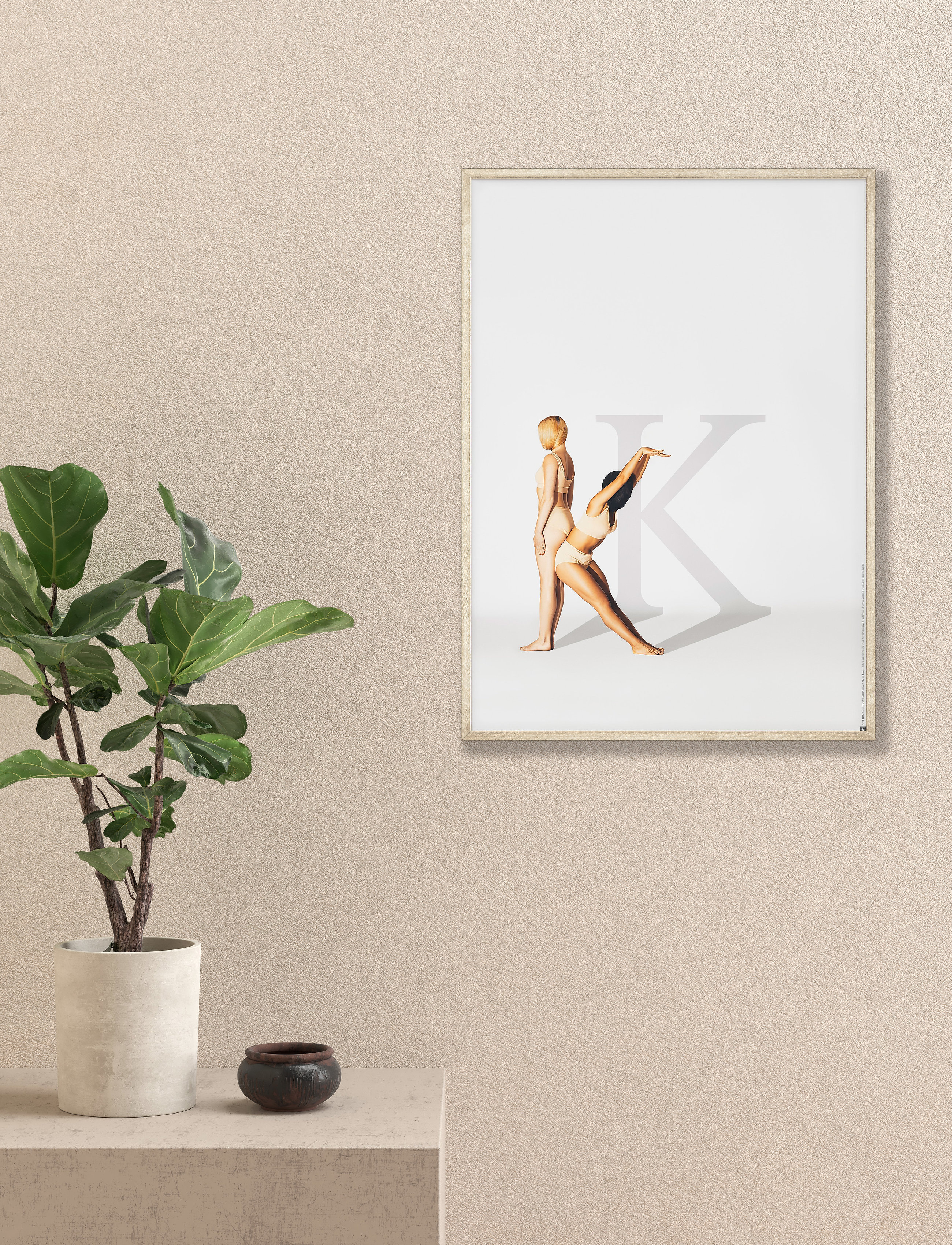 Poster & Frame Rewritten-K-For-Kind, 50X70 cm, Posters, Mehrfarbig/gemustert - Photographs, Homeware