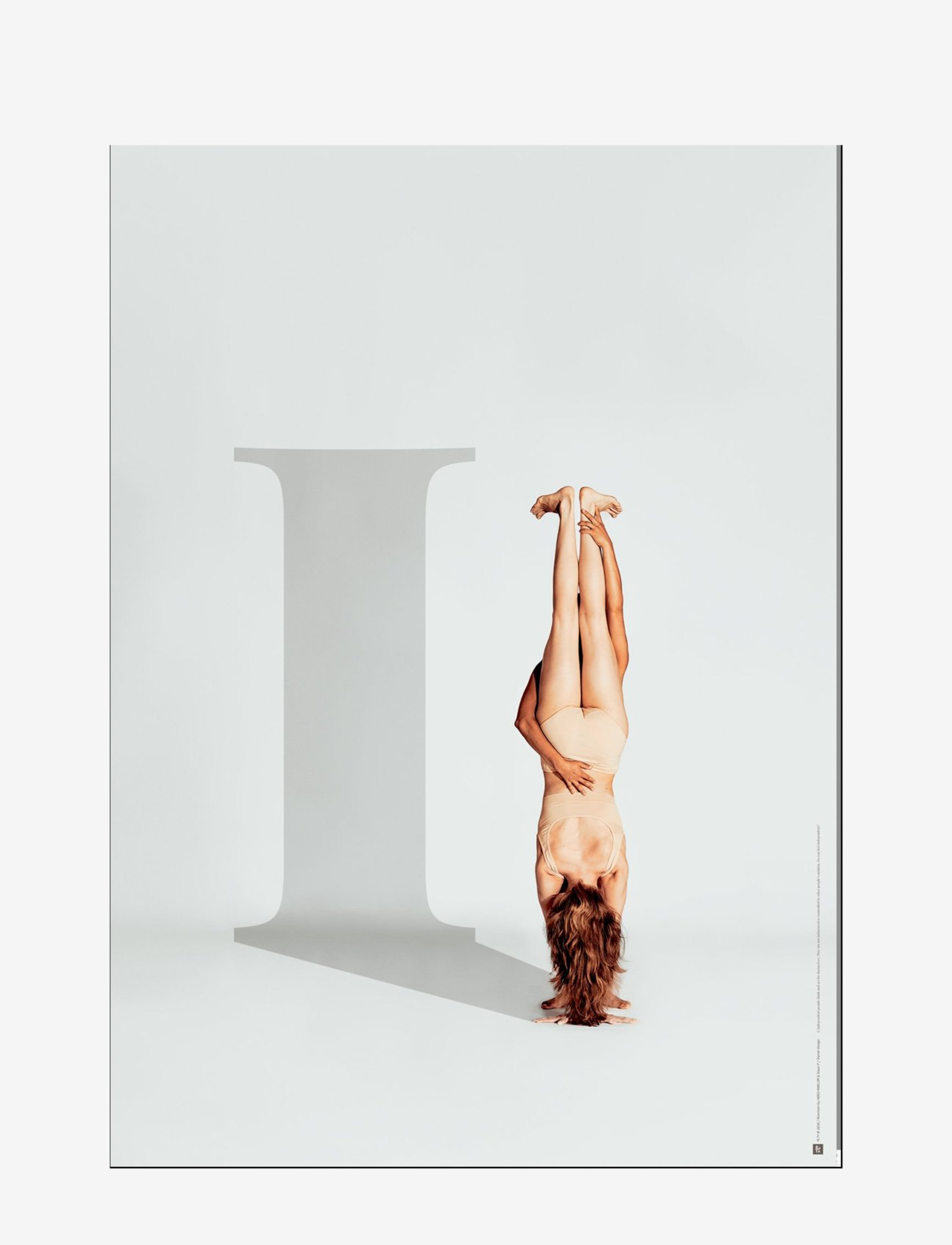 Poster & Frame Rewritten-I-For-Independent, Illustrations, Grå, Str: 42X29.7CM