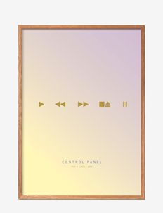 simple-living-control-panel-yellow, Poster & Frame