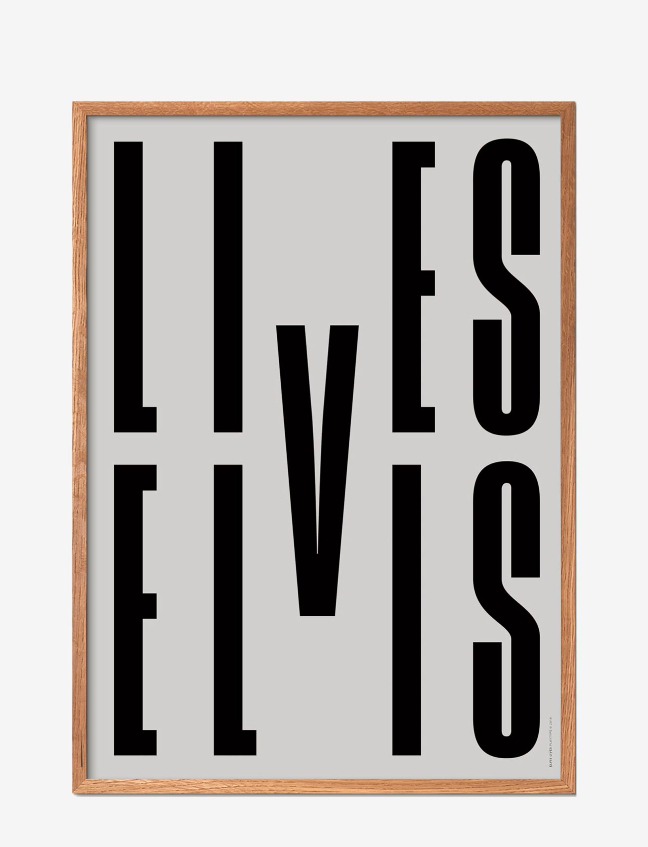 Poster & Frame - st-elvis-lives - zemākās cenas - multi-colored - 0