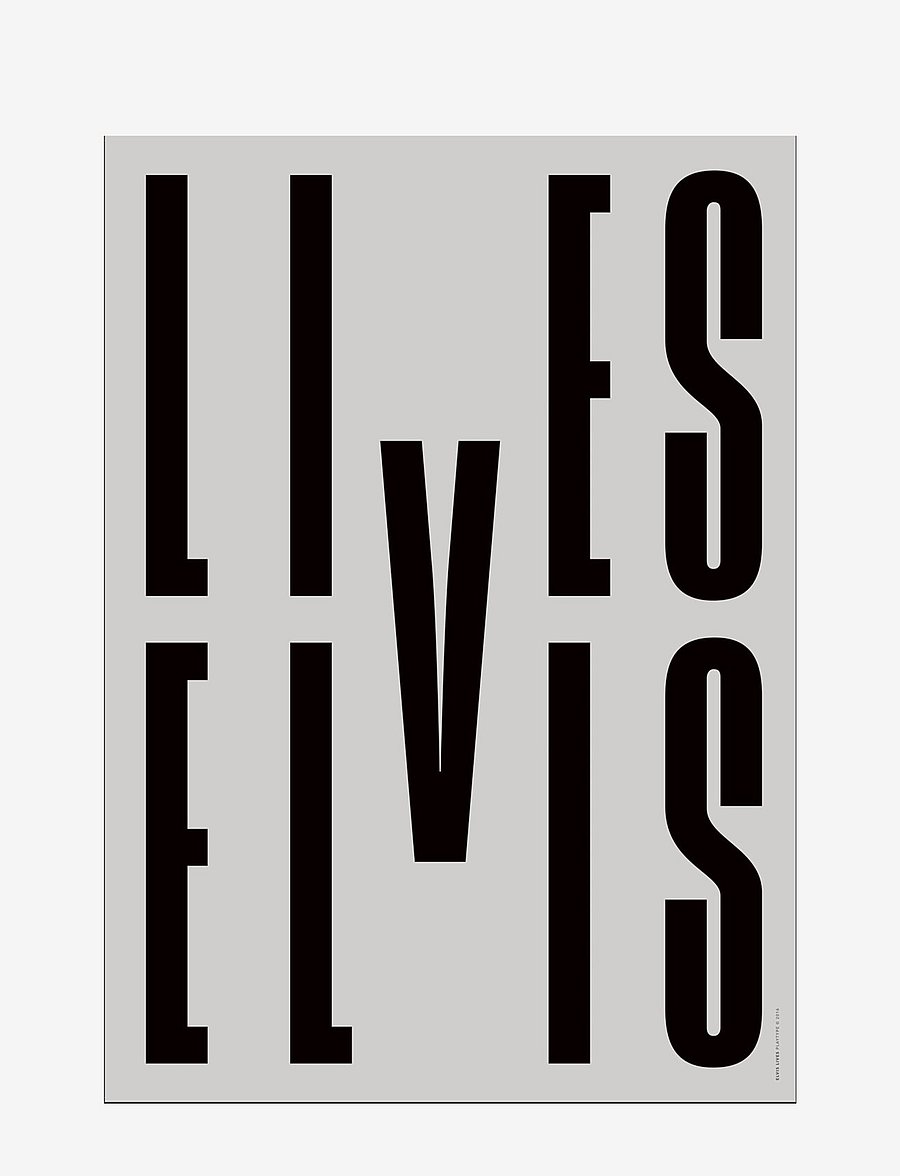 Poster & Frame - st-elvis-lives - illustrationen - multi-colored - 1