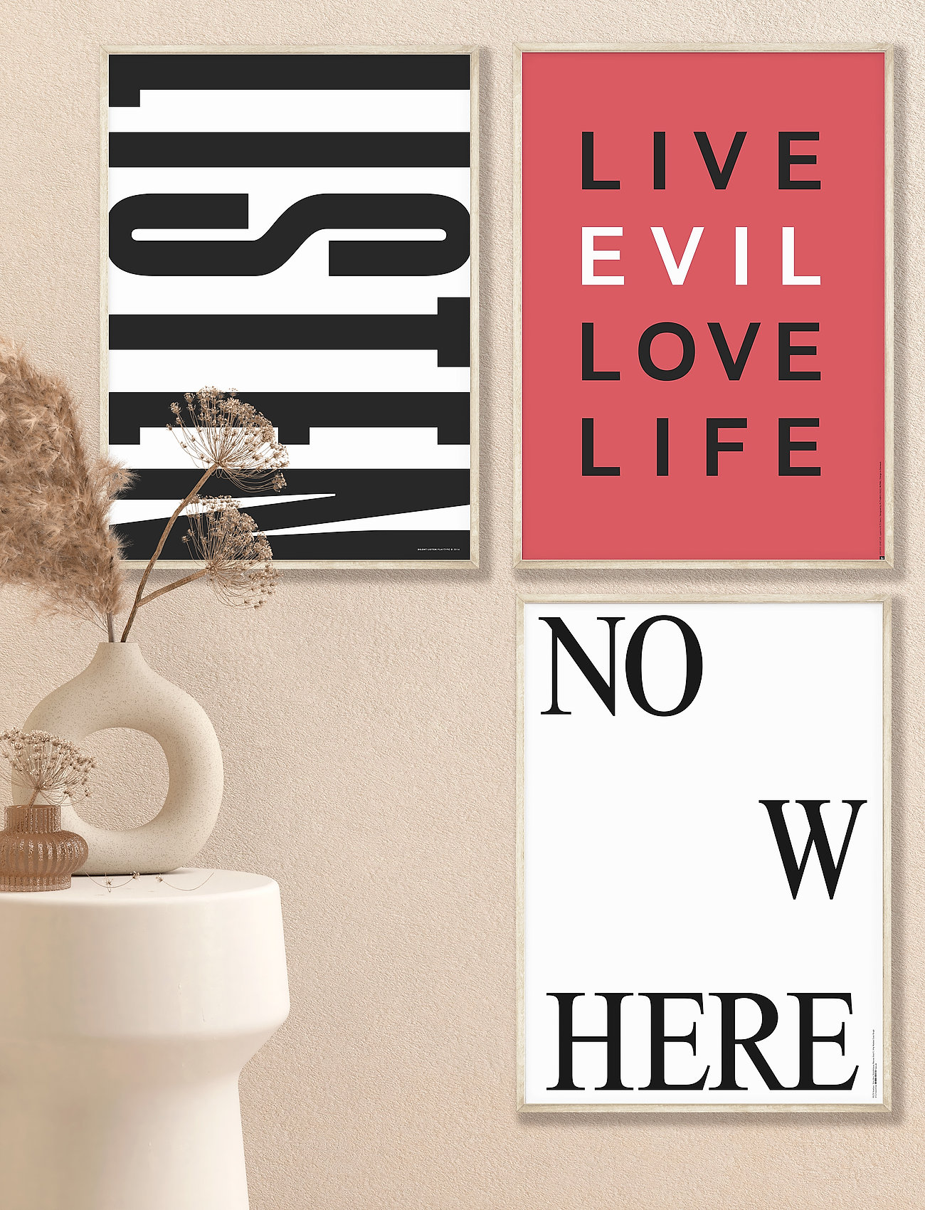 Poster & Frame - st-live-evil-love-life - mažiausios kainos - multi-colored - 1
