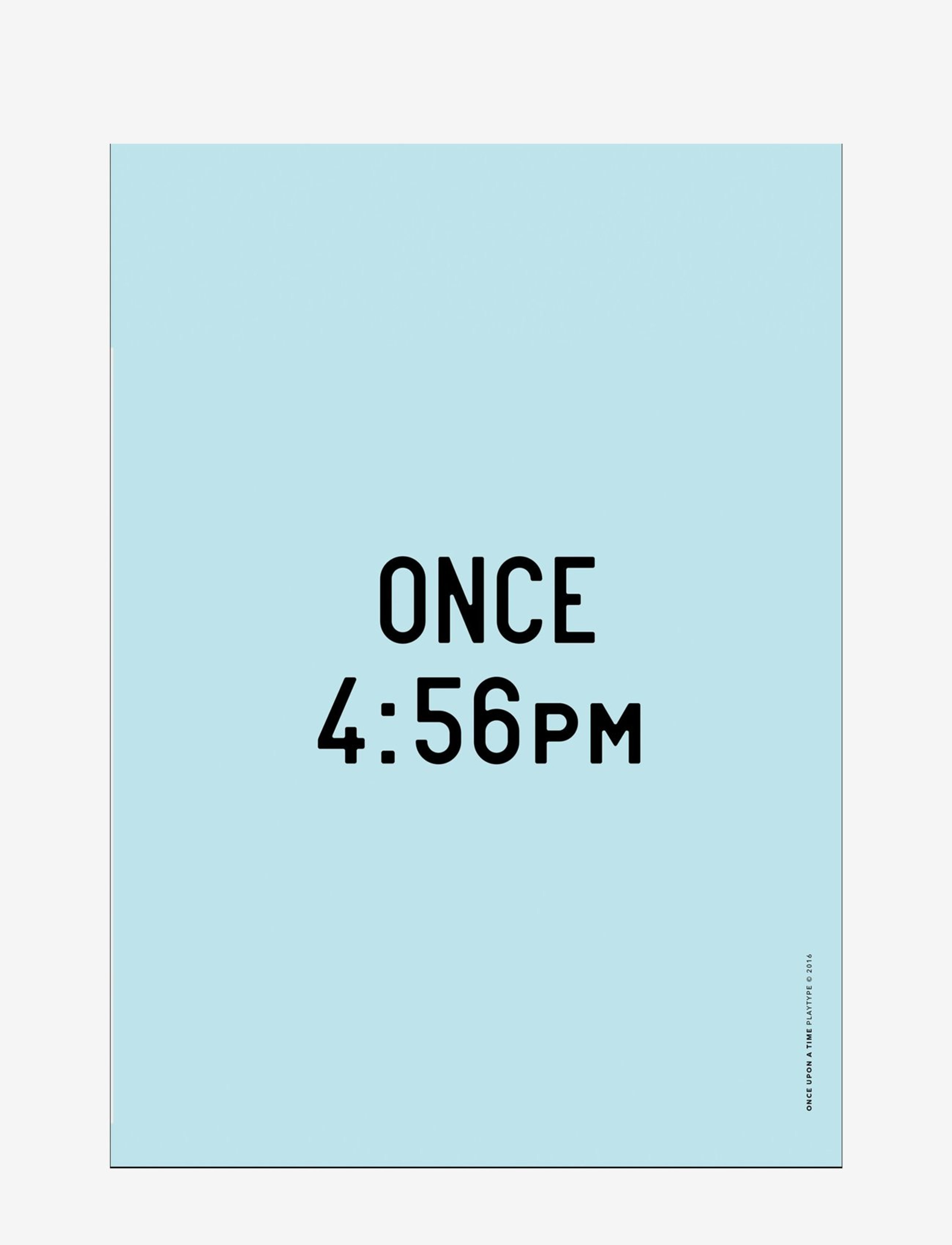 Poster & Frame St-Once-Upon-A-Time, Illustrations, Blå, Str: 70X100CM