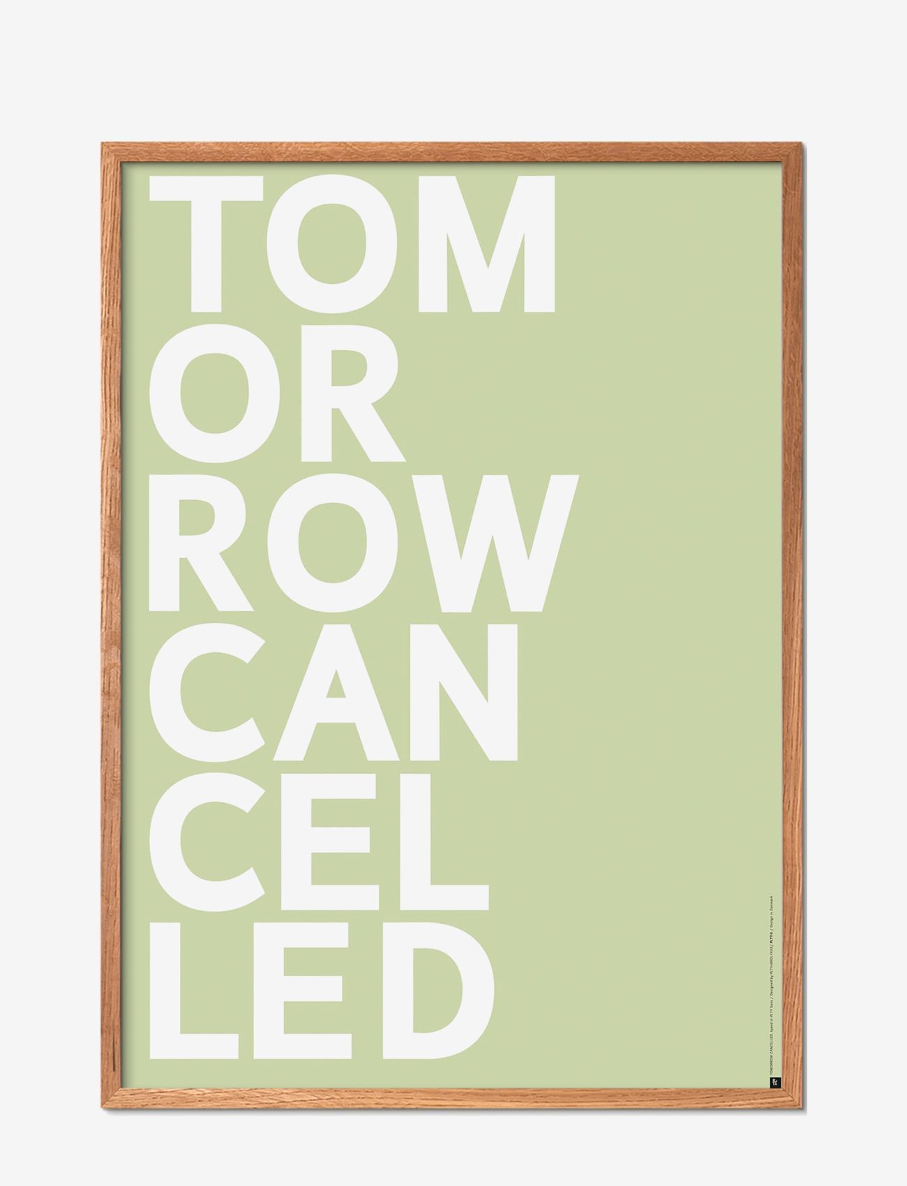 Poster & Frame - st-tomorrow-cancelled-light-green - illustrationer - multi-colored - 0