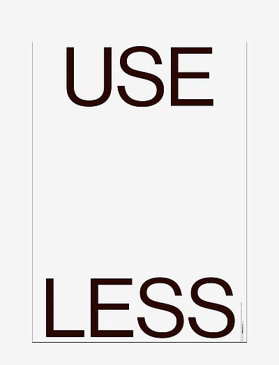 Poster & Frame st-use-less-useless - Schwarz-weiß-Motive - MULTI-COLORED / multi