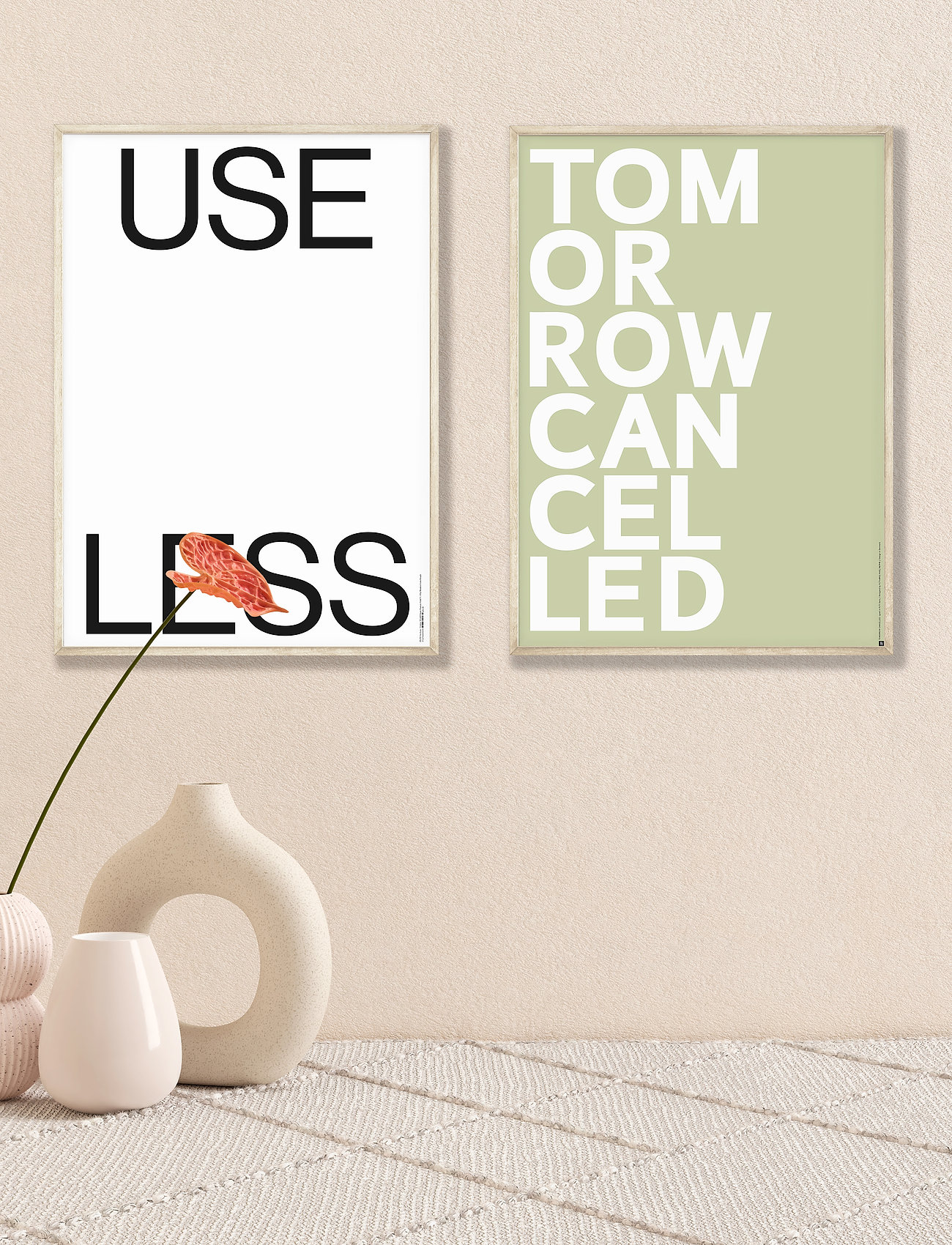 Poster & Frame - st-use-less-useless - laveste priser - multi-colored - 1