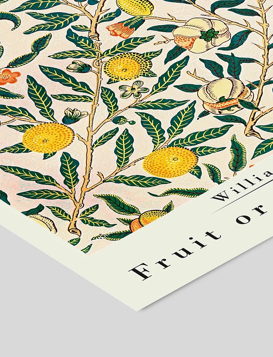 Poster & Frame - William Morris - Pomegranate - botanik - multi - 3