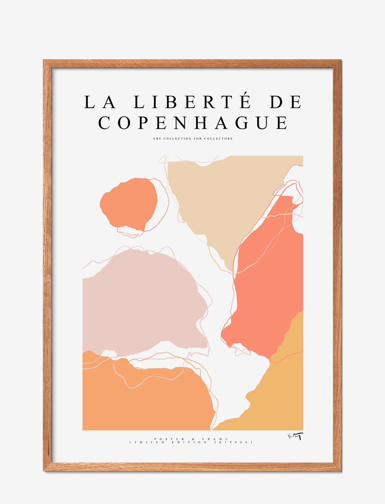 Poster & Frame - La Liberté De Copenhague - 2019 001 - byer og kort - multi-colored - 0