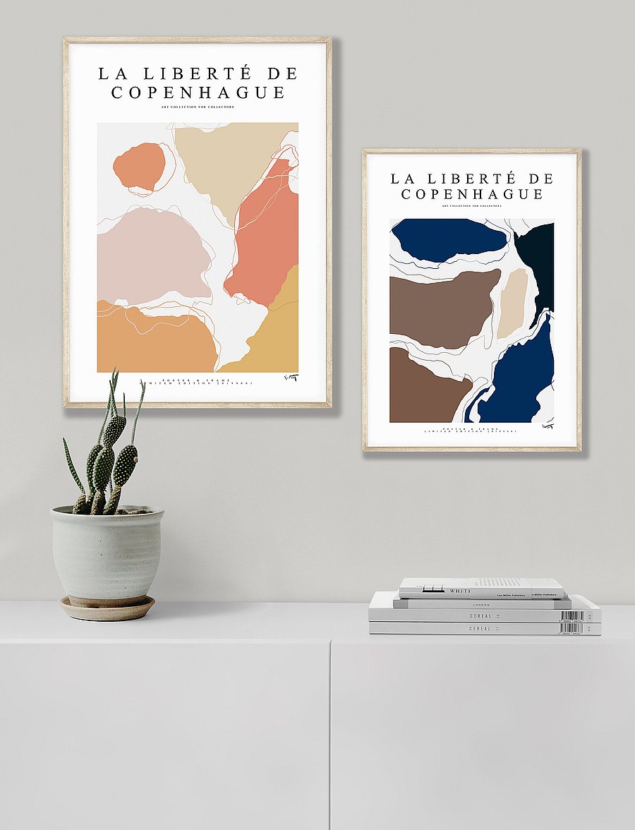 Poster & Frame - La Liberté De Copenhague - 2019 001 - städte & karten - multi-colored - 0