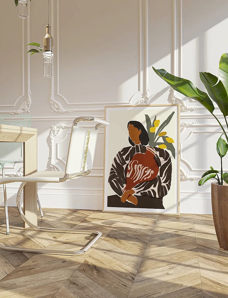 Poster & Frame - Sacrée Frangine - Le Grand Vase - illustrationen - brown - 3