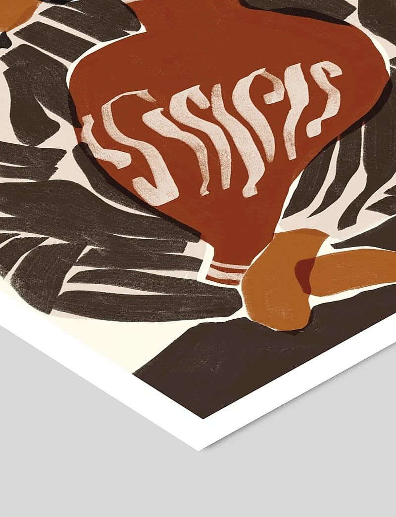 Poster & Frame - Sacrée Frangine - Le Grand Vase - illustrationen - brown - 4