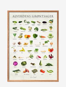 Vagetables of the world, Poster & Frame