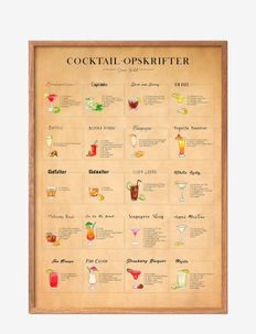cocktails-papir, Poster & Frame