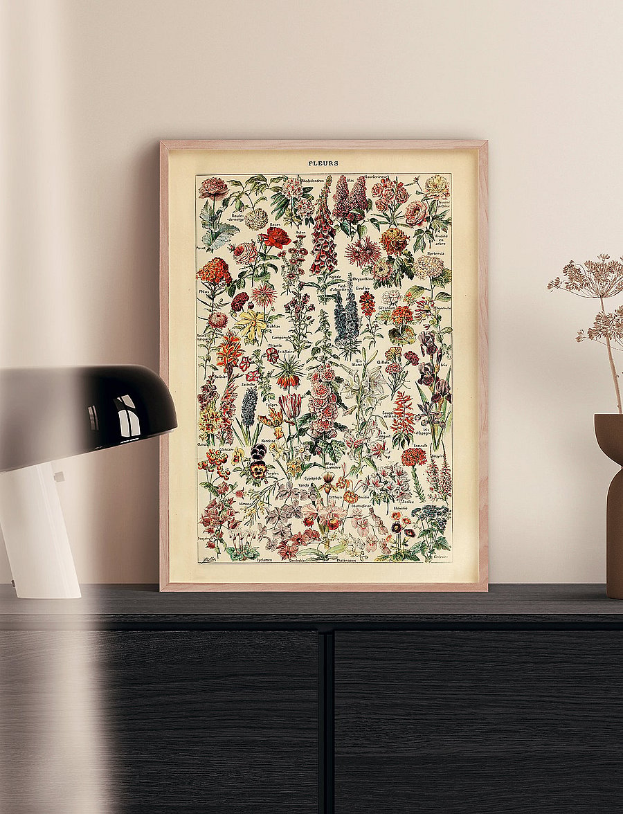 Poster & Frame - Fleurs - virtuves plakāti - multi-colored - 0