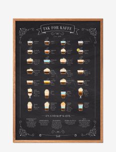 kaffe-kridt, Poster & Frame