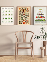 Poster & Frame - Raw food Pyramid, stone - food - multi-colored - 1