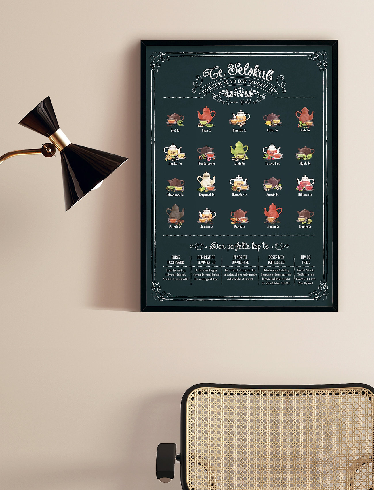 Poster & Frame - Tea Poster - food - multi-colored - 1