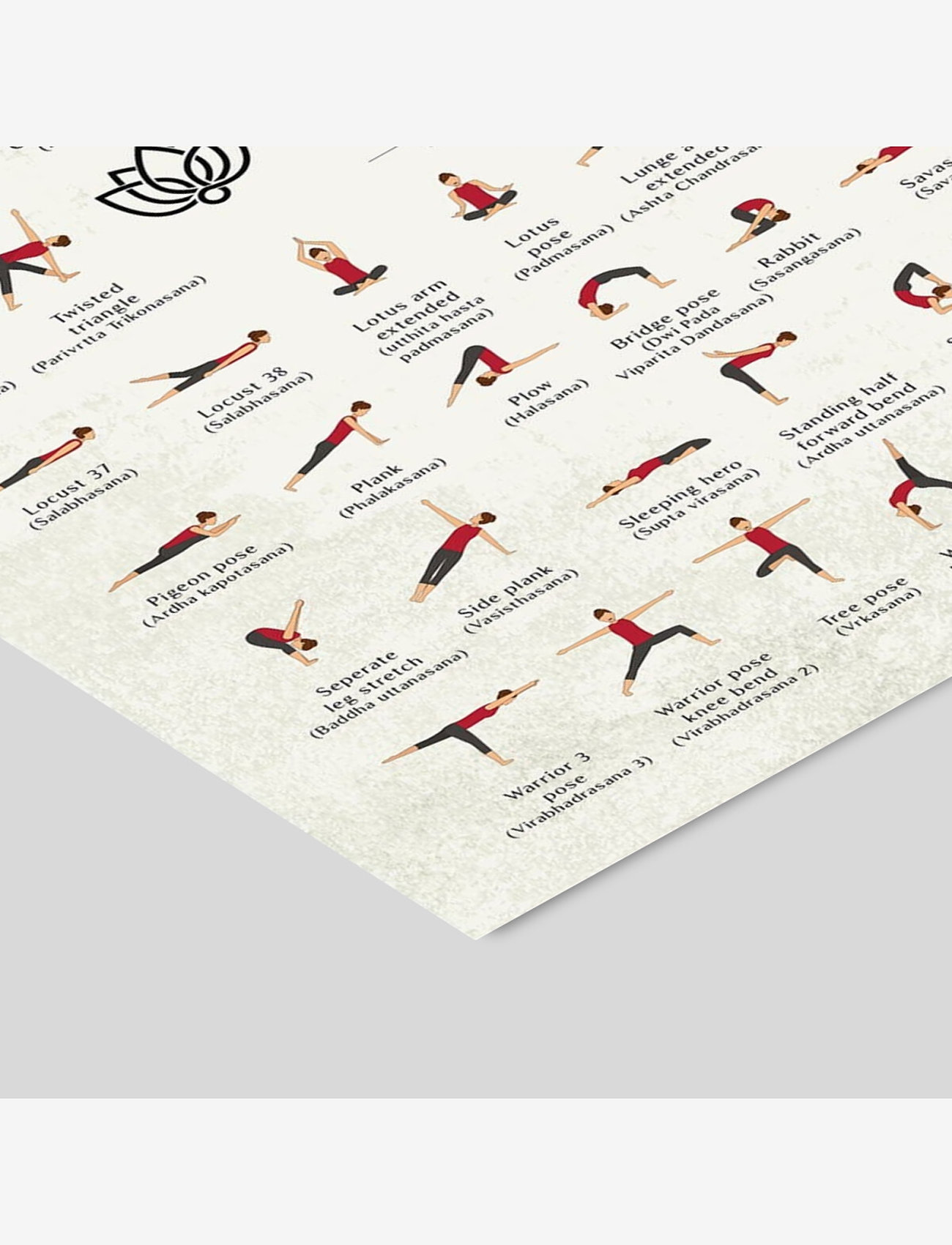 Poster & Frame - Yoga - illustrationen - multi-colored - 1