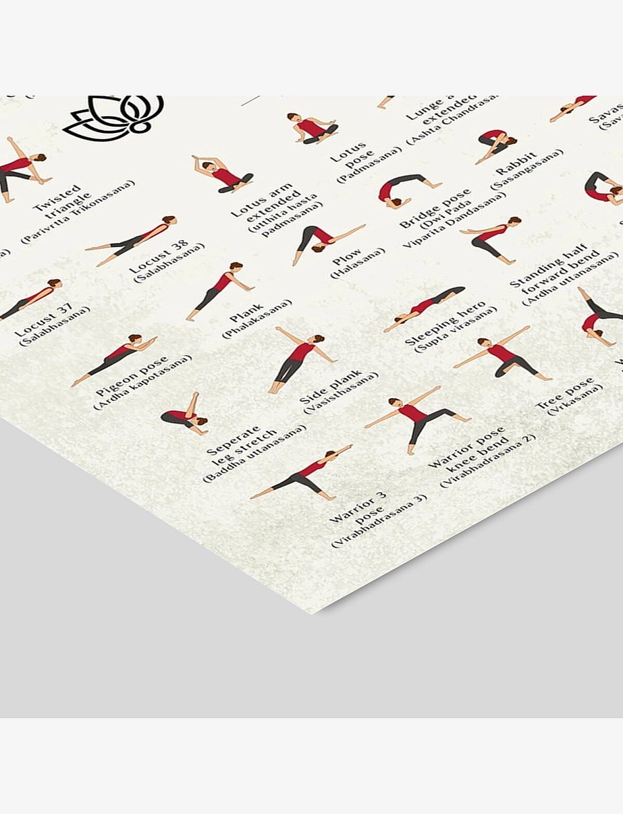 Poster & Frame - Yoga - illustrationen - multi-colored - 2