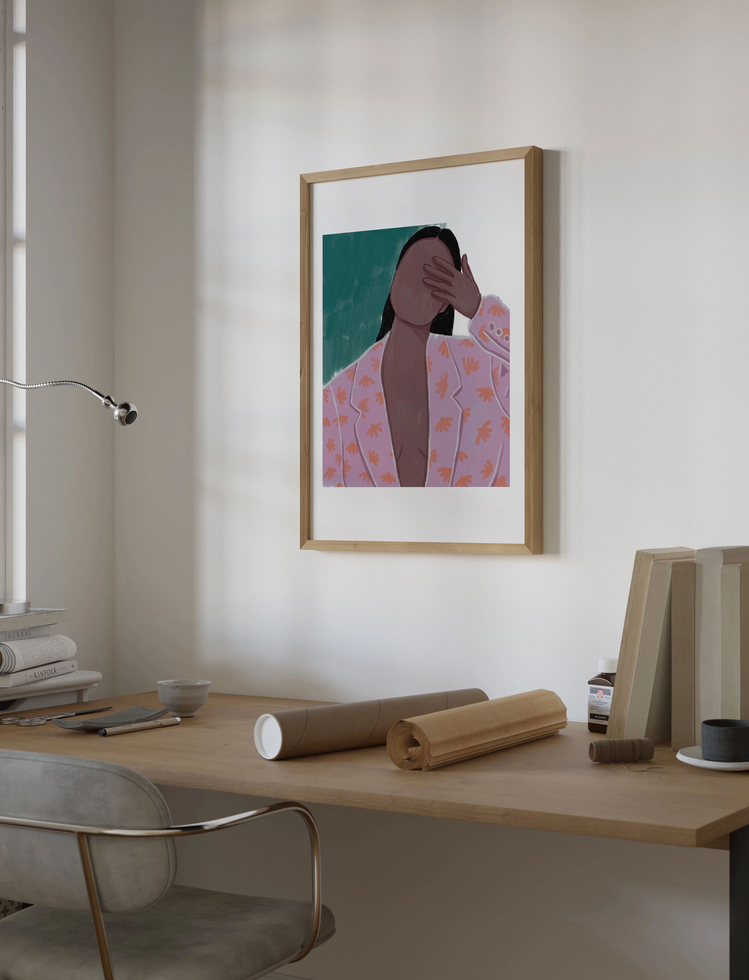 Poster & Frame Sunniva Richardsen Frøya, 30X40 cm, Posters, Mehrfarbig/gemustert - Gallery Walls, Homeware
