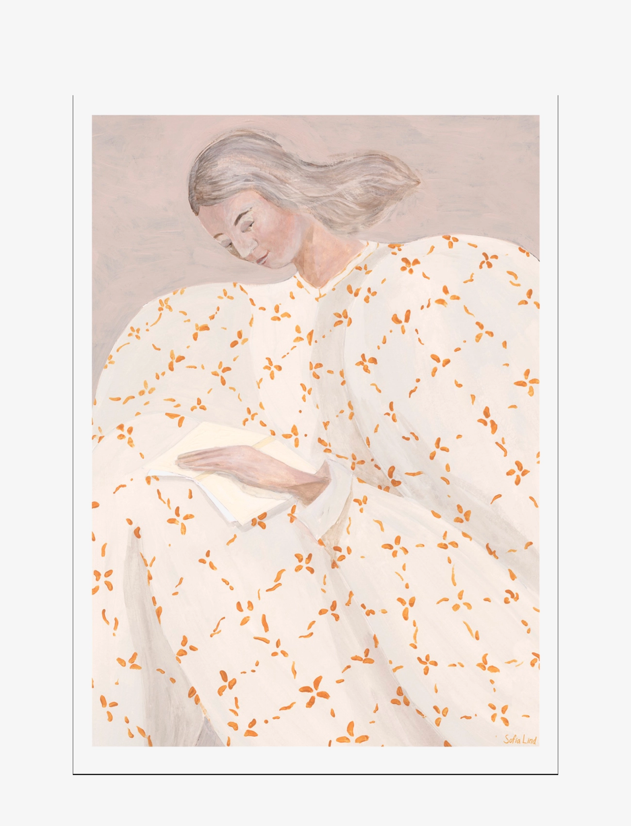Poster & Frame The Poster Club x Sofia Lind - Secret Notes - Vis alt - NEUTRAL / multi