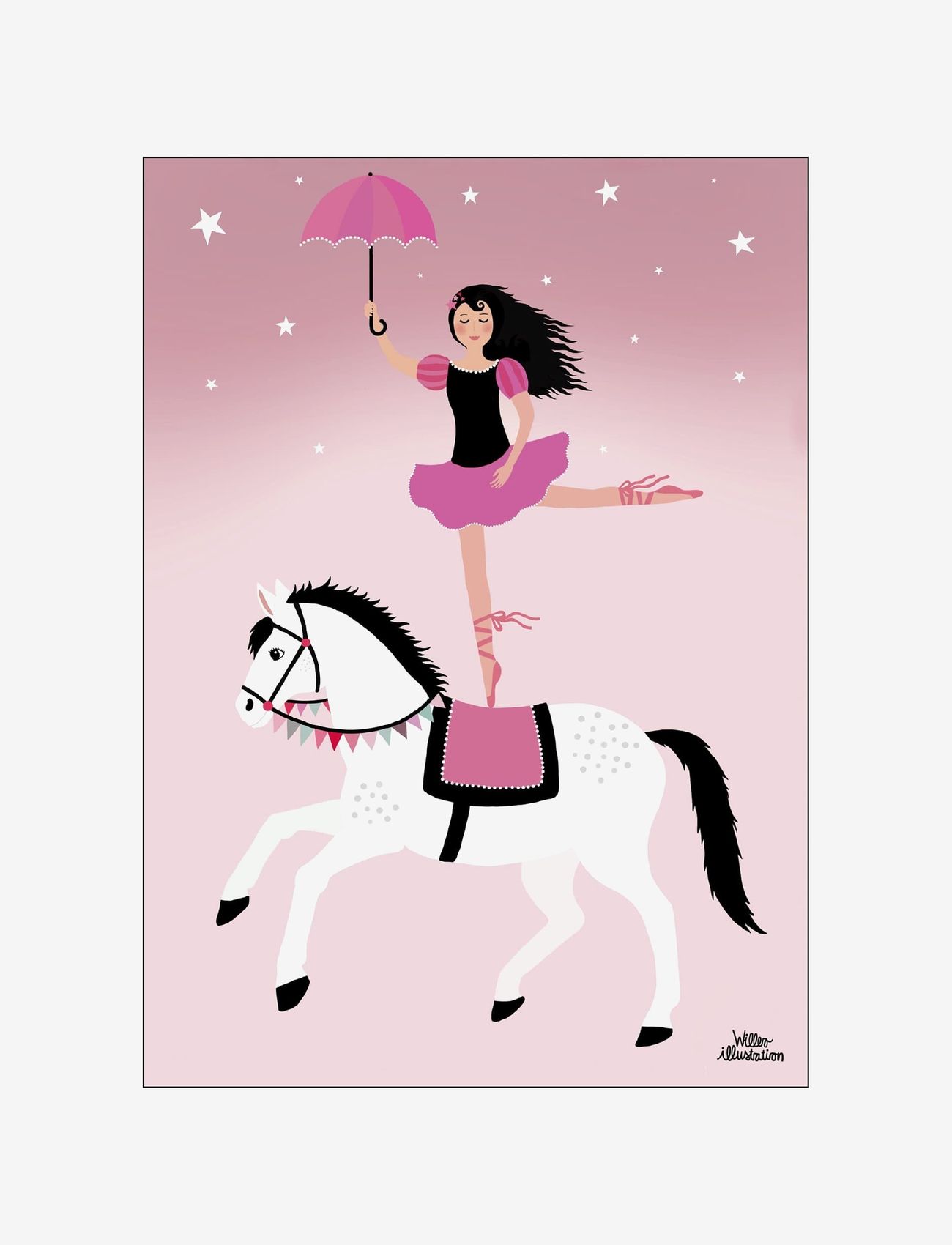Poster & Frame - Circus Princess - lägsta priserna - multi-colored - 0