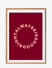 Poster & Frame - Always Kiss Godnight - laagste prijzen - multi-colored - 0