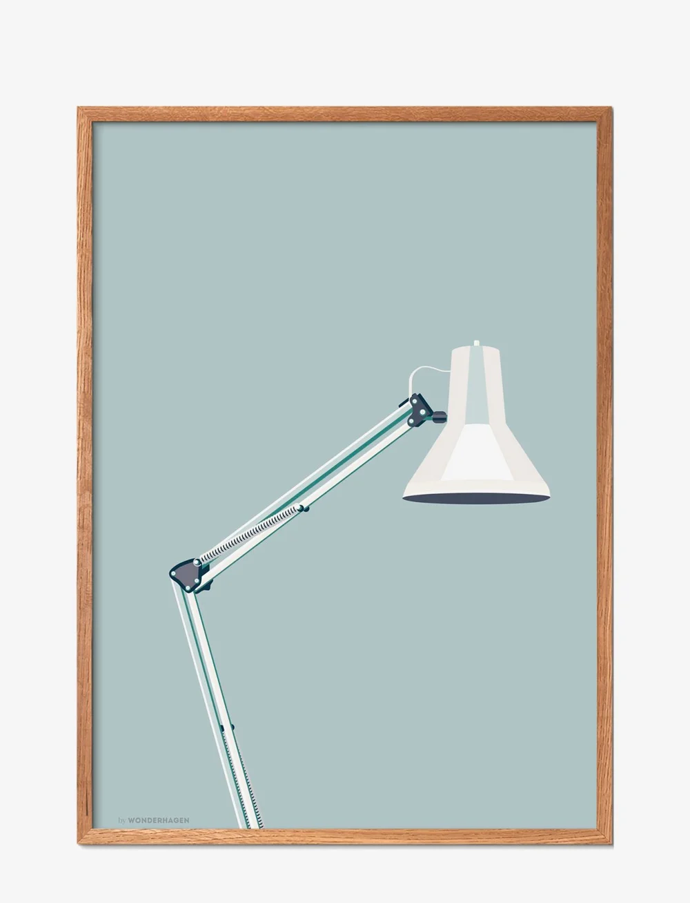 Poster & Frame - Architect Lamp - illustrationen - multi-colored - 0