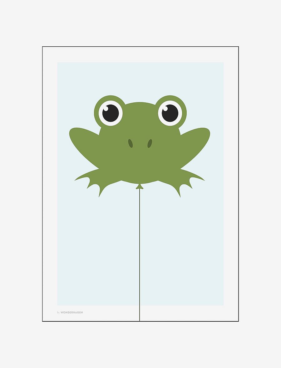 Poster & Frame - Balloon Animals Frog - ballons - multi-colored - 0