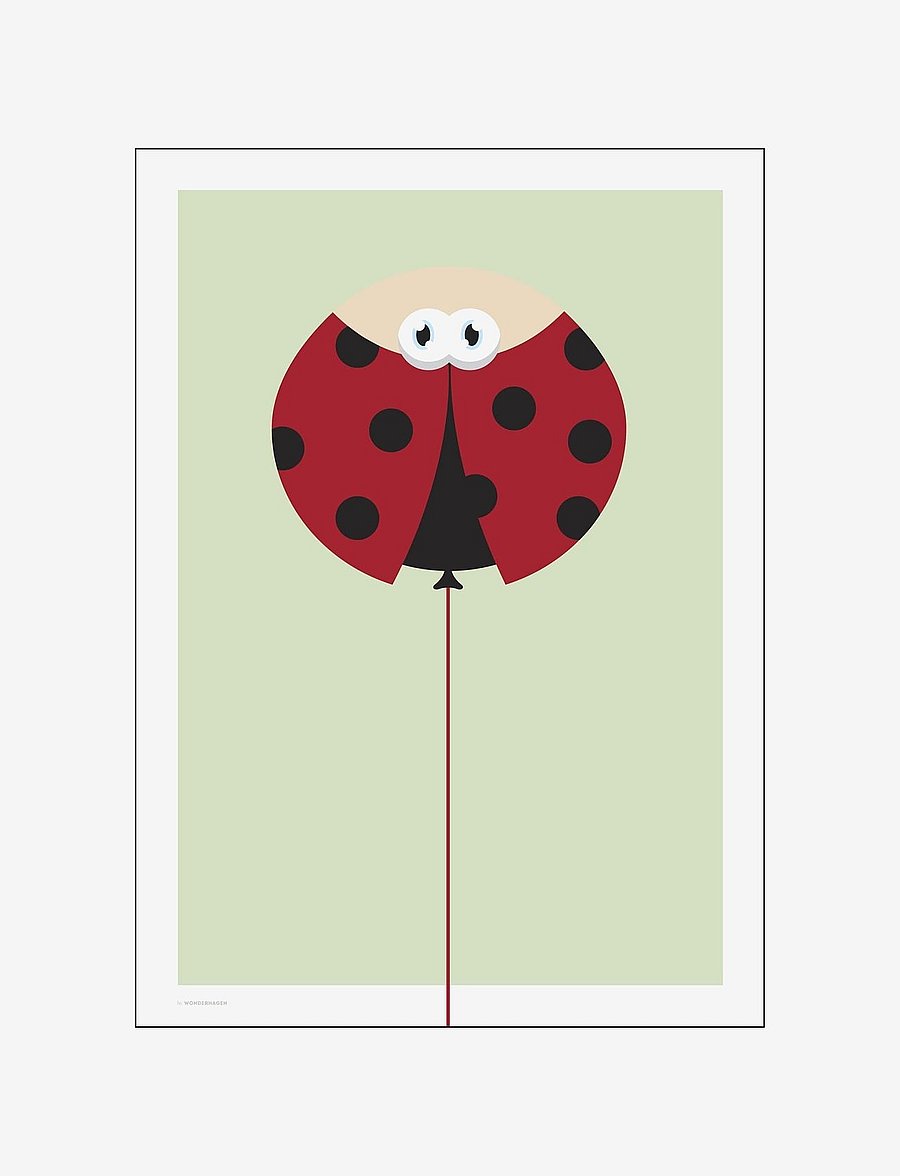 Poster & Frame - Balloon Animals Ladybug - ballons - multi-colored - 0