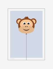 Poster & Frame - Balloon Animals Monkey - najniższe ceny - multi-colored - 0