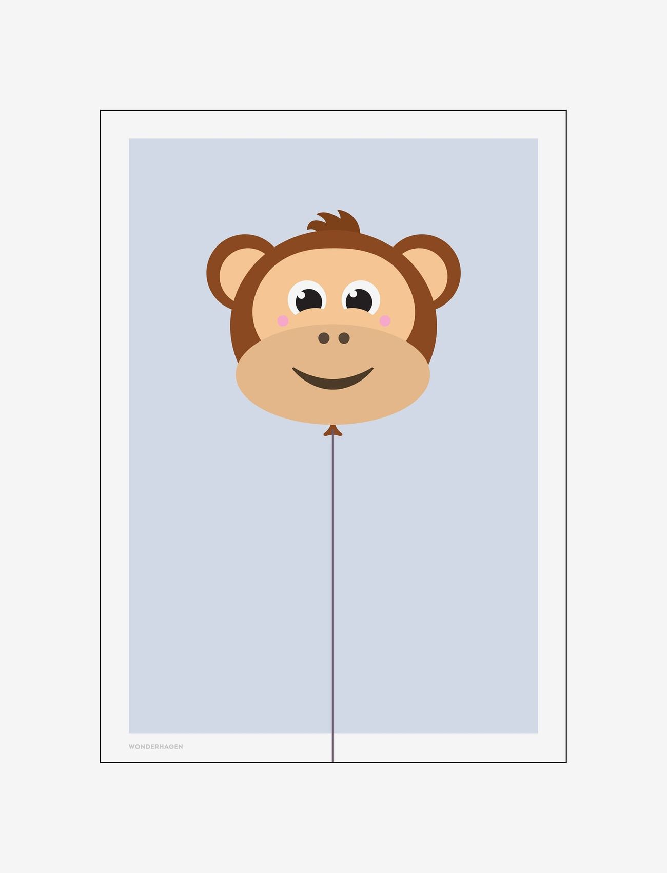 Poster & Frame Balloon Animals Monkey - Balloner - MULTI-COLORED / multi