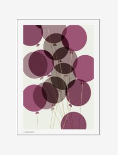Balloon Purple, Poster & Frame