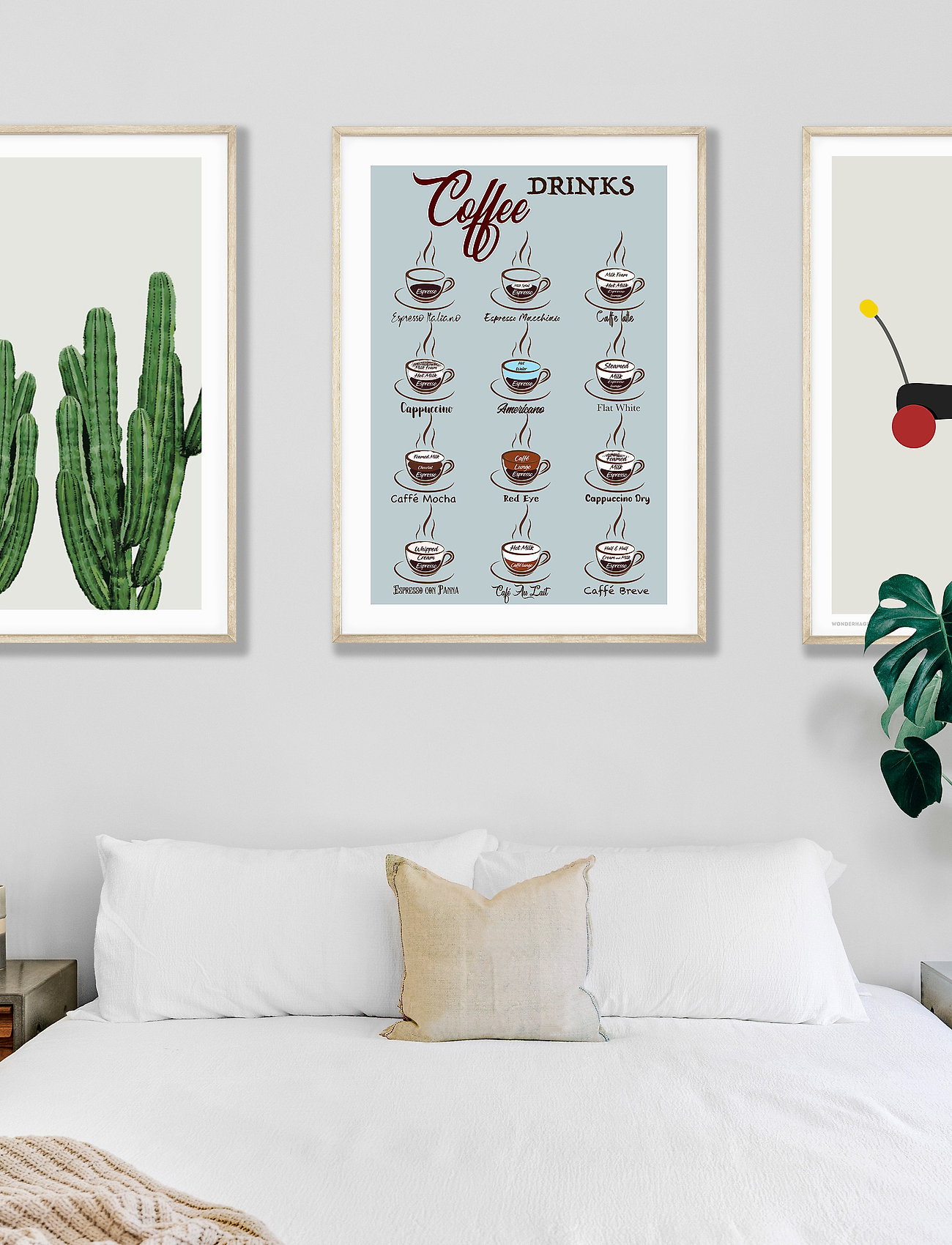 Poster & Frame - Cactus - botaanika - multi-colored - 1