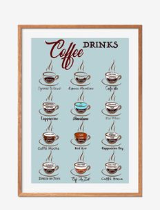 kaffe-poster, Poster & Frame